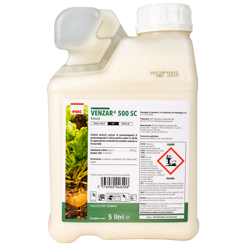 Erbicid VENZAR 500 SC, 5 L