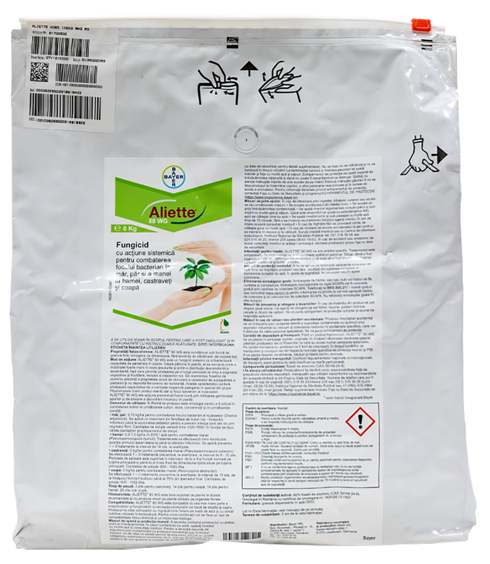 Fungicid ALIETTE 80 WG, 6 Kg