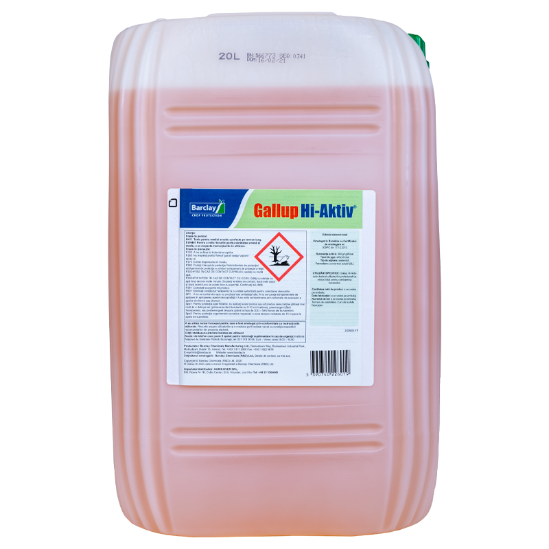 Erbicid GALLUP HI-AKTIV 490, 20 L
