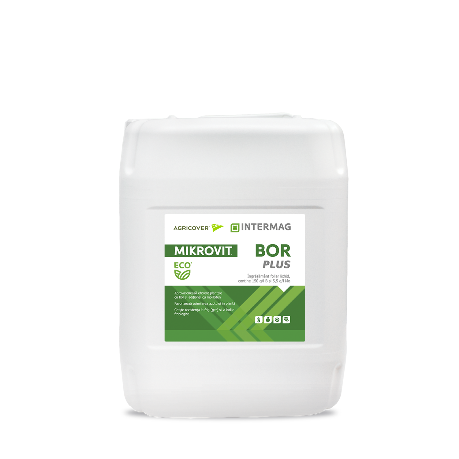 Îngrăşământ foliar MIKROVITBOR PLUS, 10 L