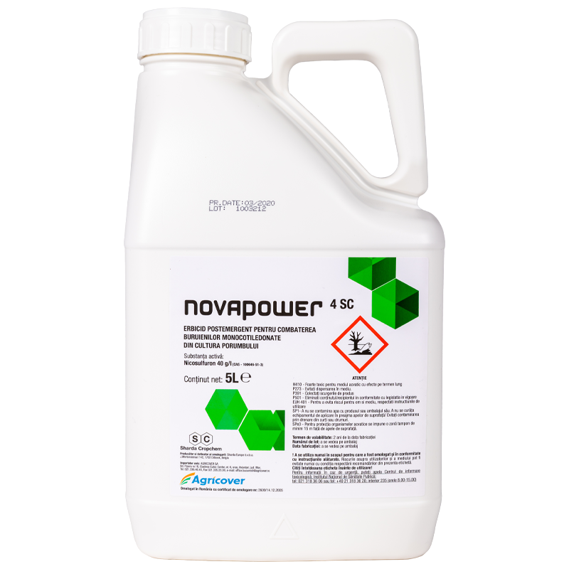 Erbicid NOVAPOWER 4 SC, 5 L