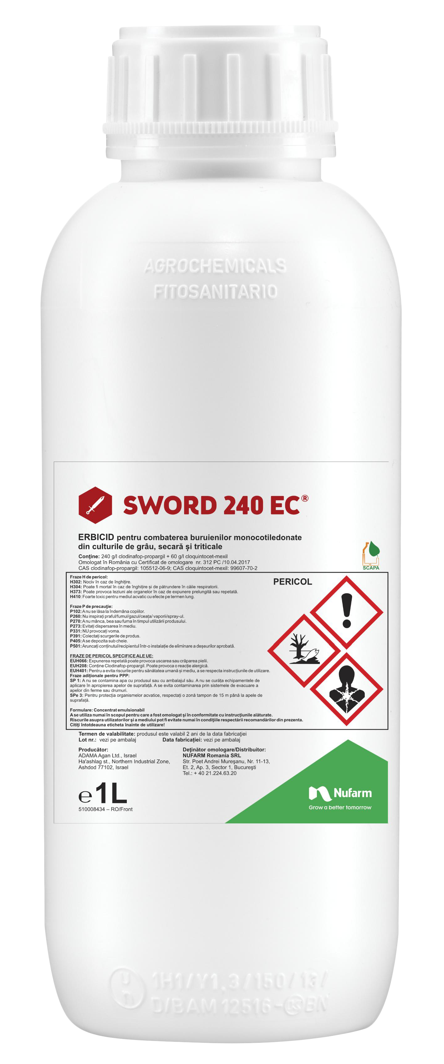 Erbicid SWORD 240 EC, 1 L