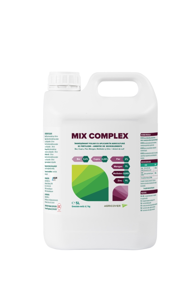 Îngrăşamânt foliar MIX COMPLEX, 5 L